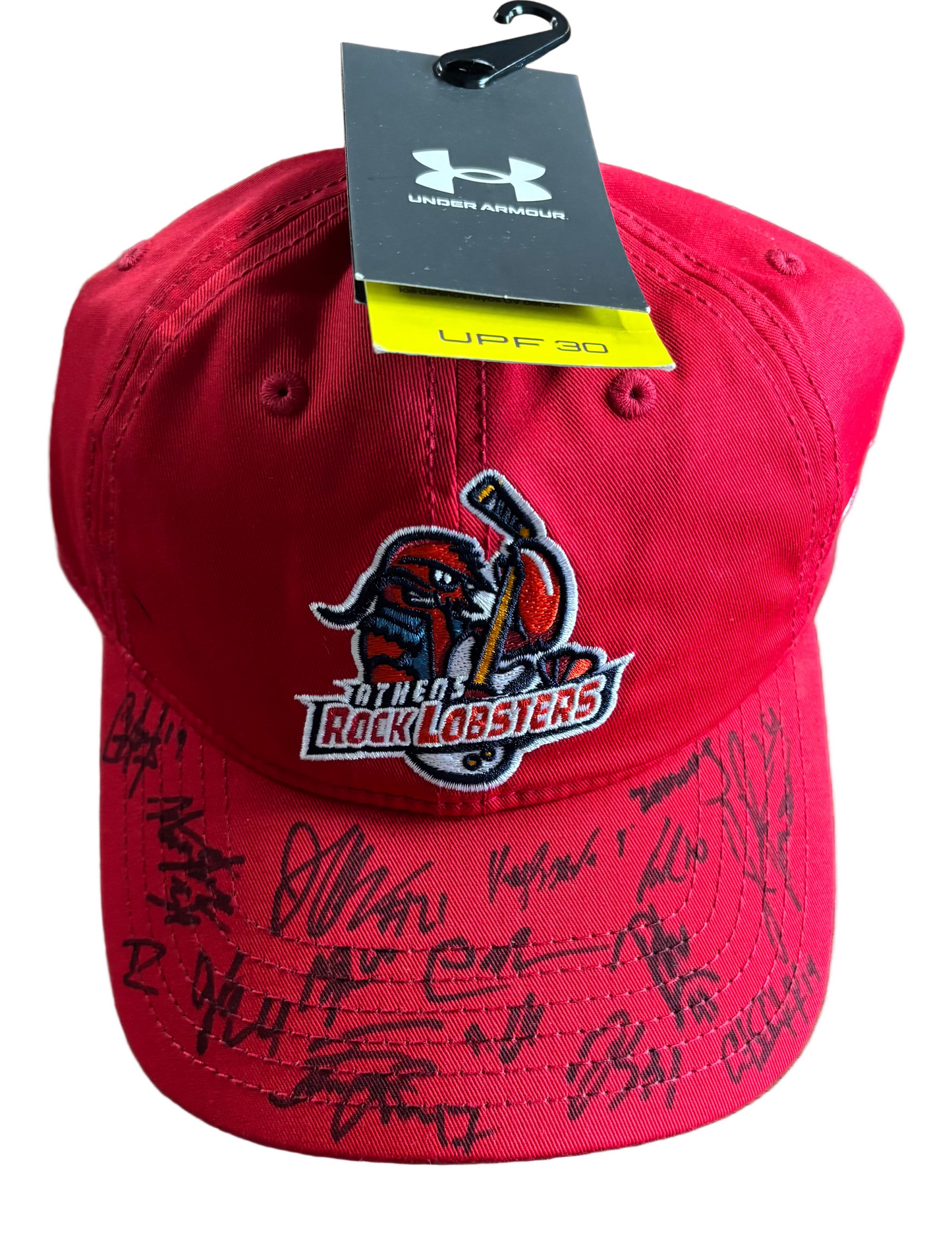 Red Autographed Team Hat 2024-2025