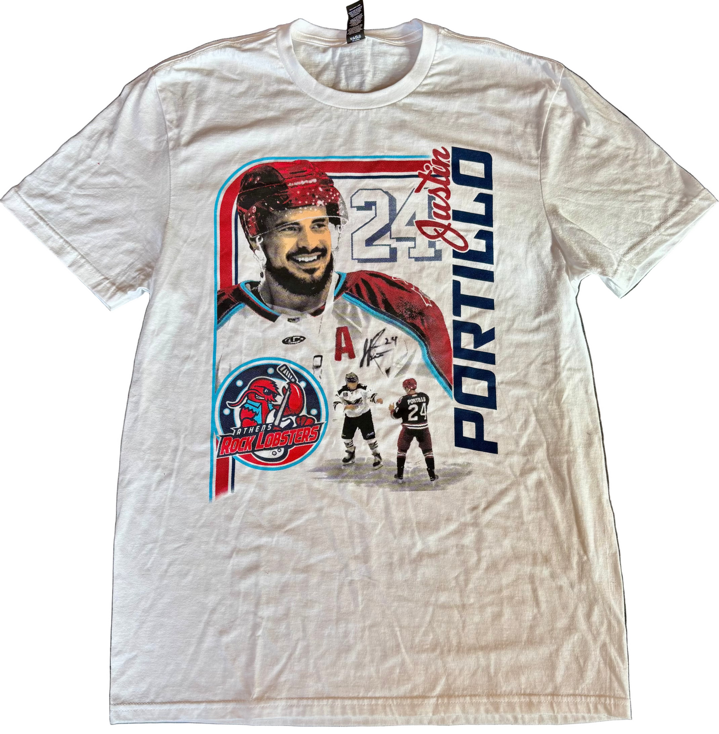 Autographed #24 Justin Portillo T-shirt