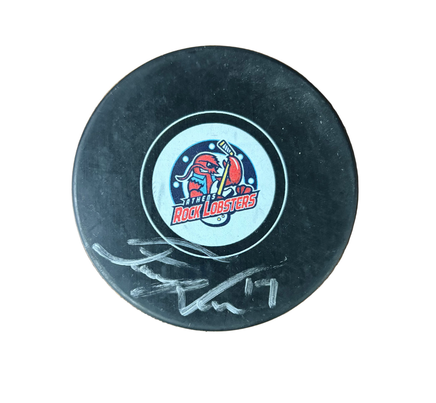 Autographed Puck 2025 #17 Filip Virgili