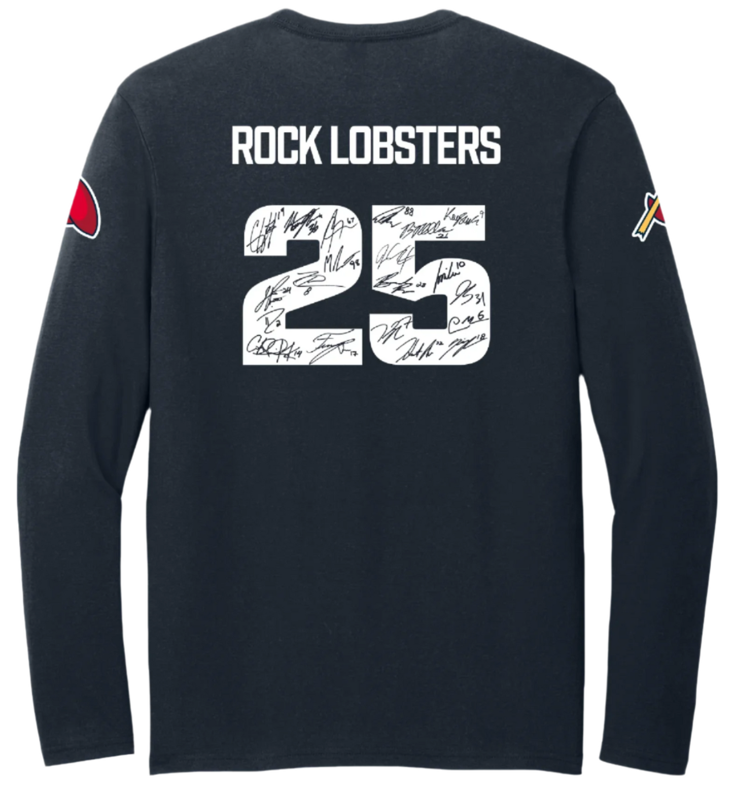 Autographed Navy LS Tee