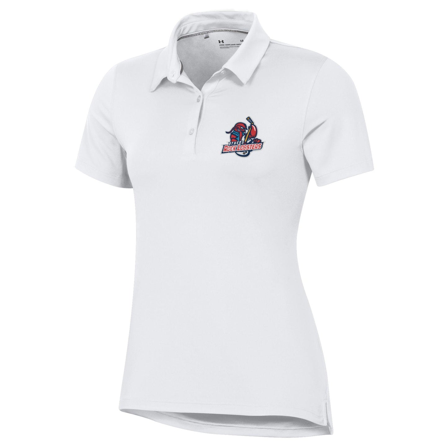 Women's White Under Armour Polo