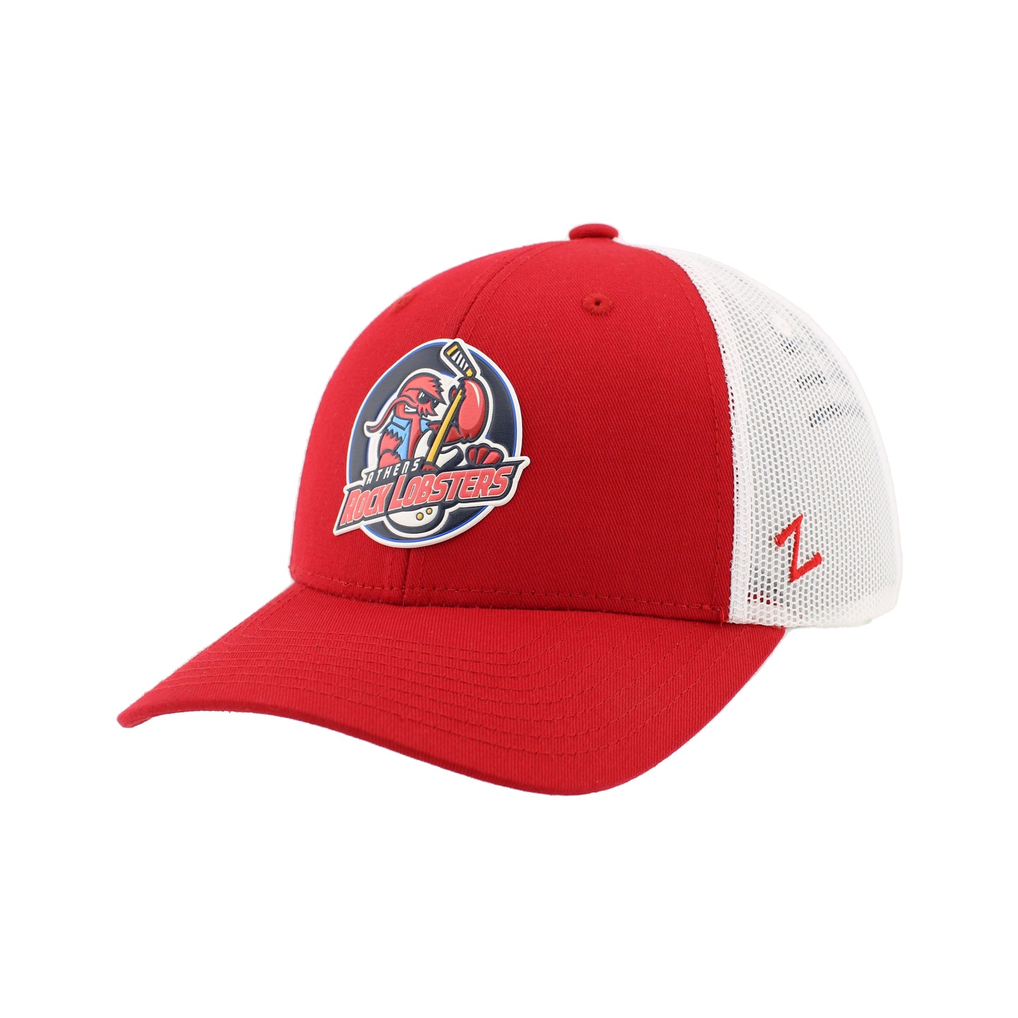 Zephyr Big Rig Red & White Adjustable Hat