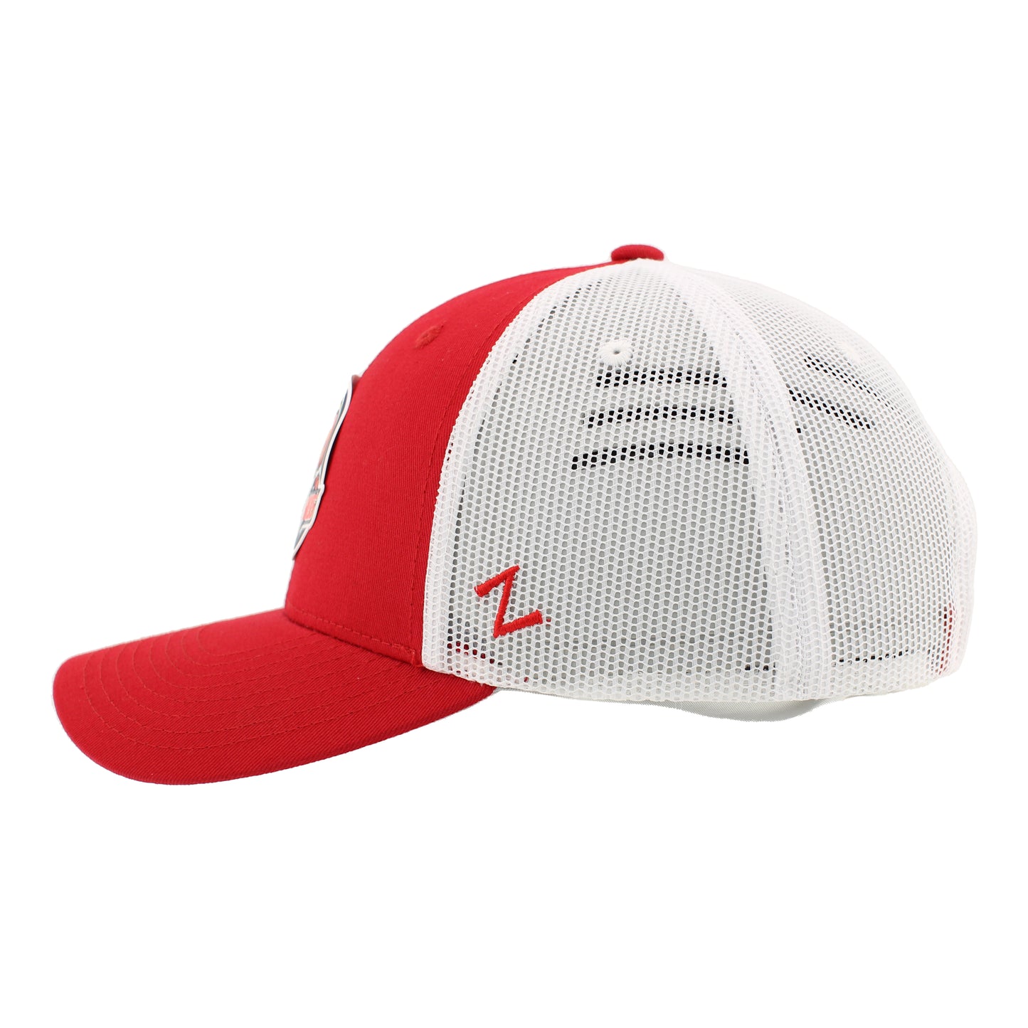 Zephyr Big Rig Red & White Adjustable Hat