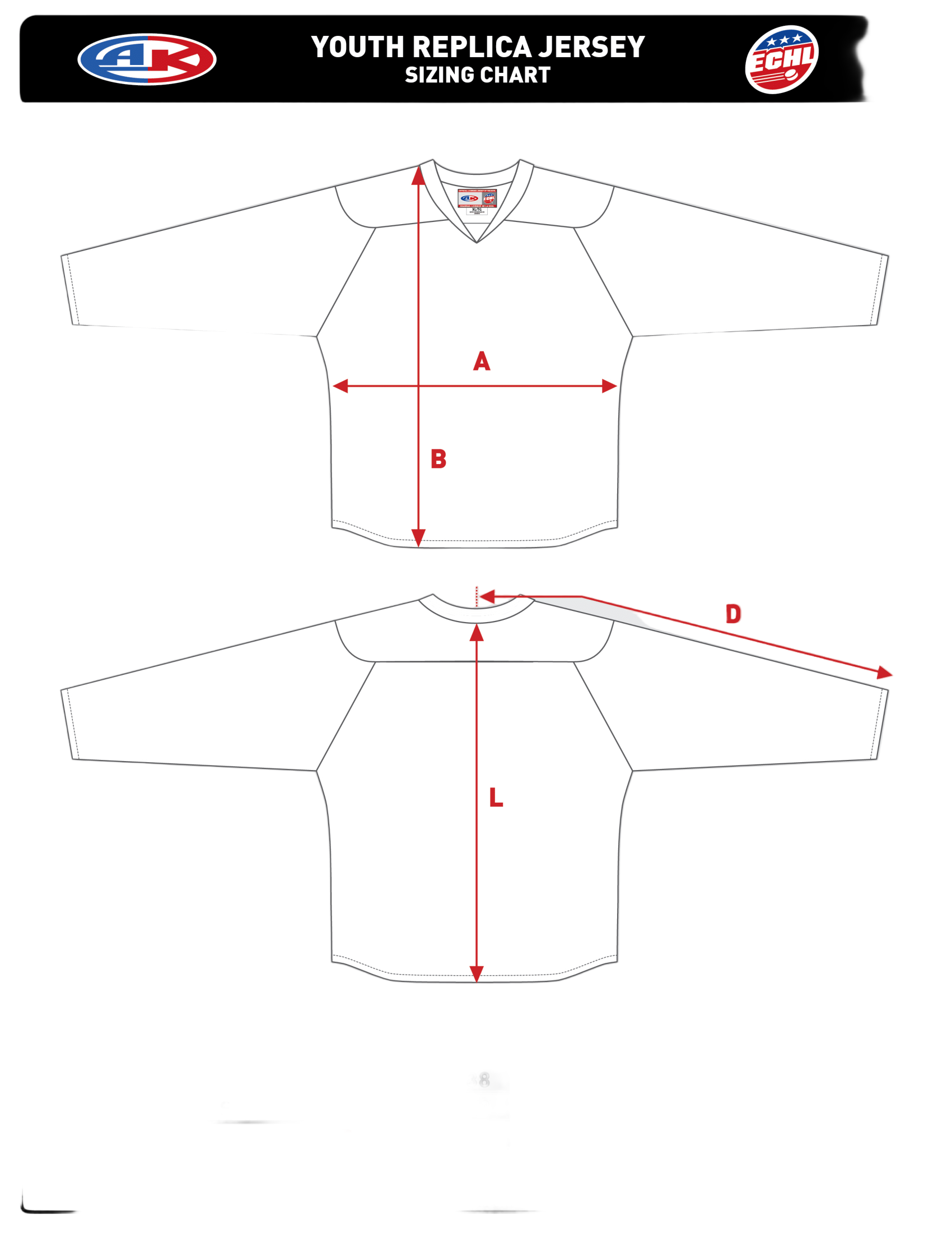 Youth White Replica Jersey