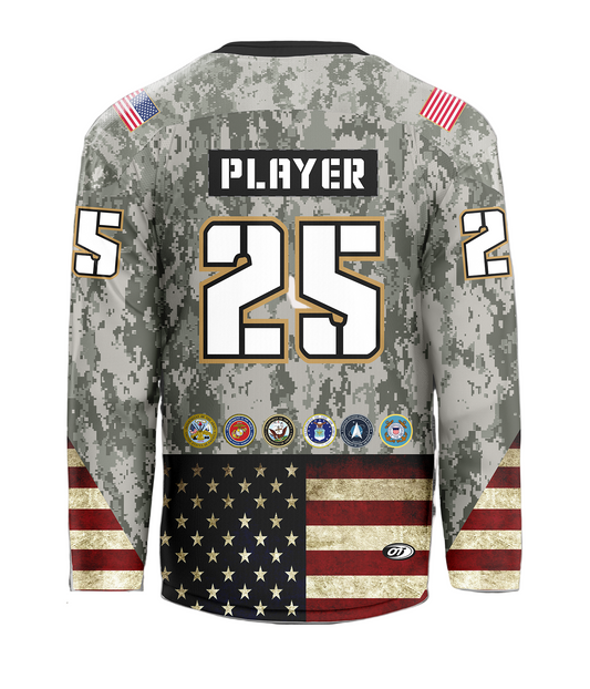 2025-2026 Adult Military Jersey Customization