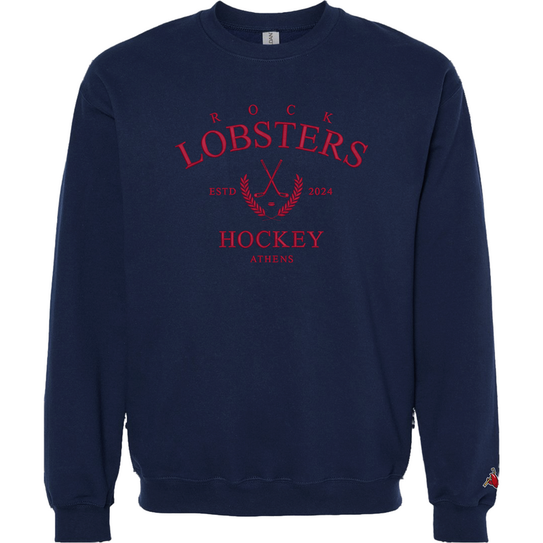 Navy Country Club Embroidered Crewneck