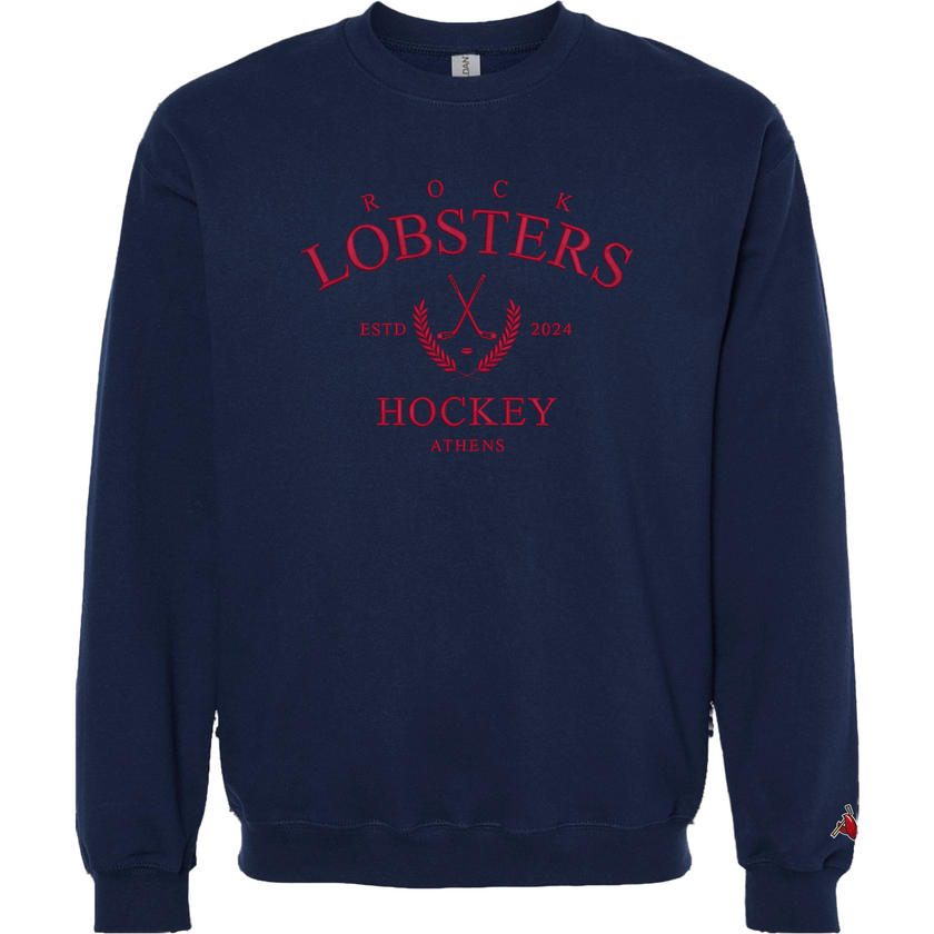Navy Country Club Embroidered Crewneck
