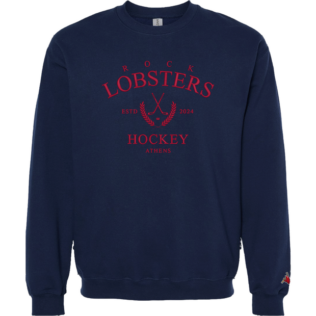 Navy Country Club Embroidered Crewneck