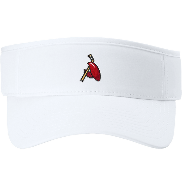 White Golf Visor