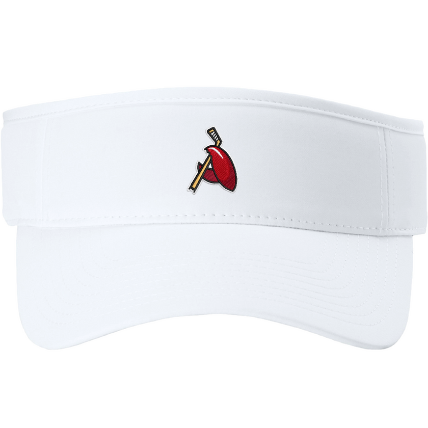 White Golf Visor