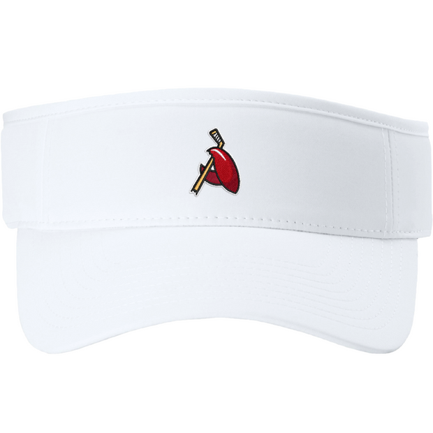 White Golf Visor