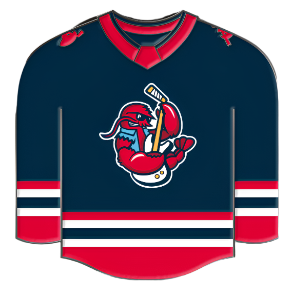 Navy Jersey Lapel Pin