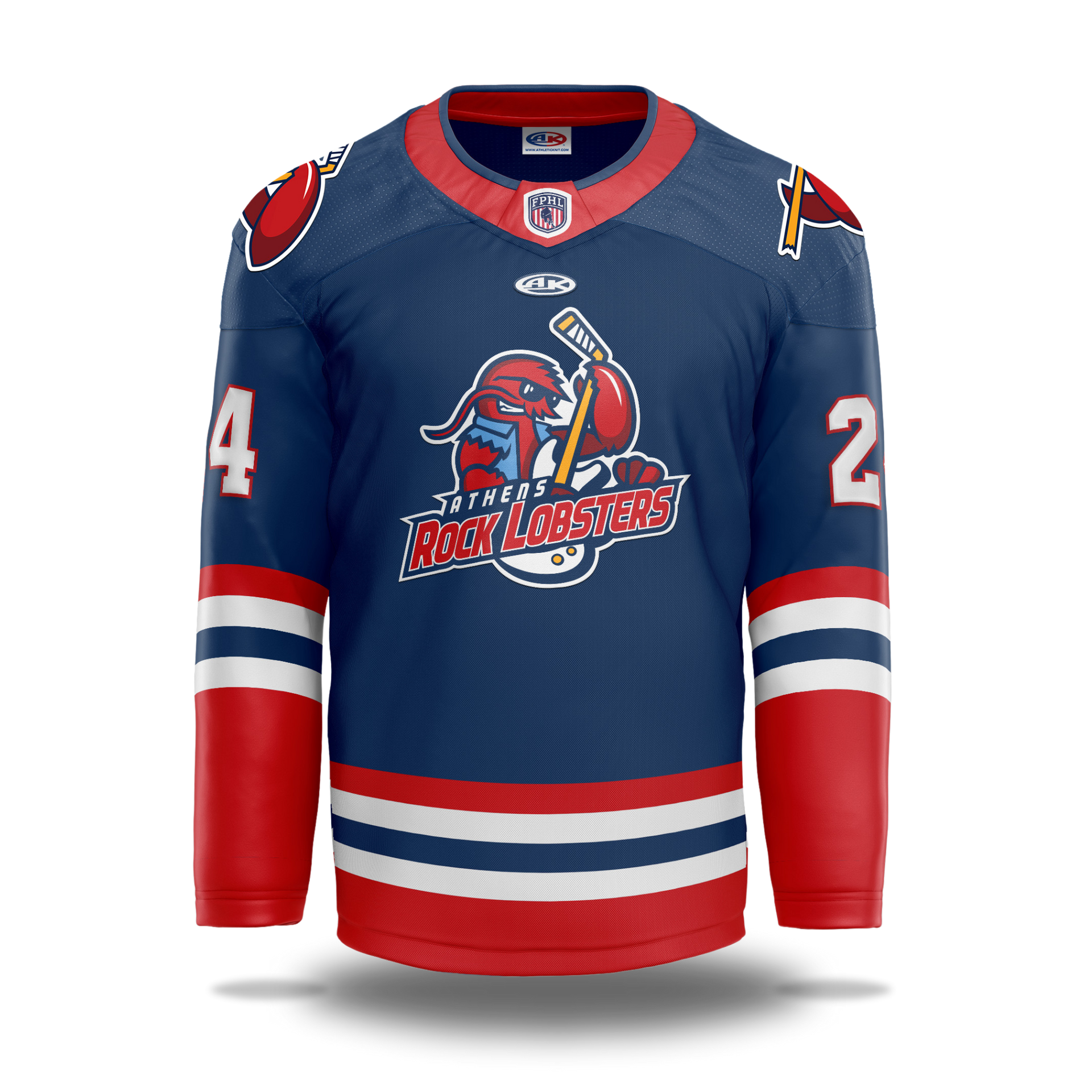 Official Navy Jersey – Rock Lobsters Hockey Shop
