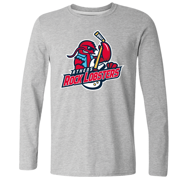 Gray Alternate Logo LS T-shirt