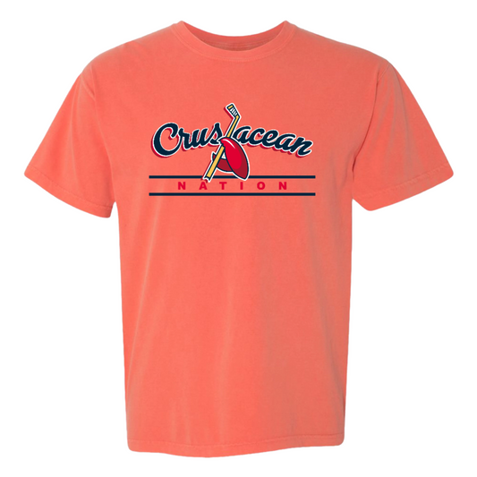 Crustacean Nation Salmon Tee