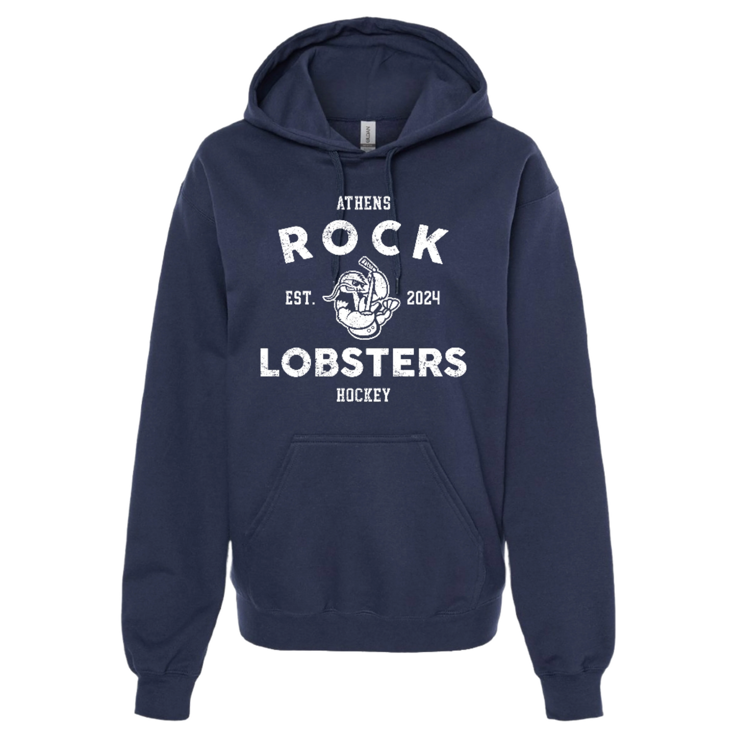 Navy Athens Hockey Hoodie