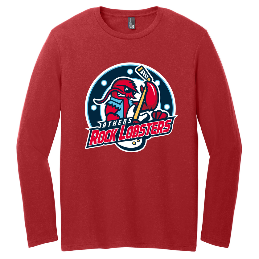 Red Primary Logo LS Tee