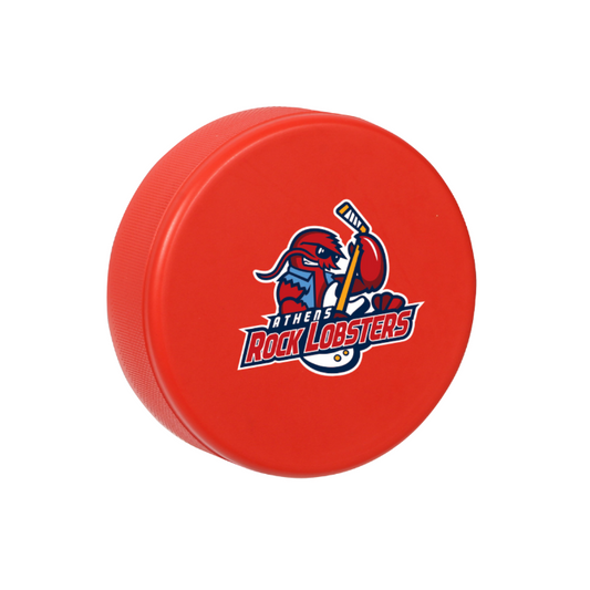 Red Foam Hockey Puck