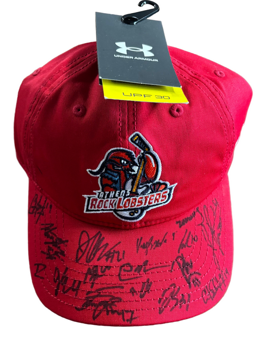 Red Autographed Team Hat 2024-2025