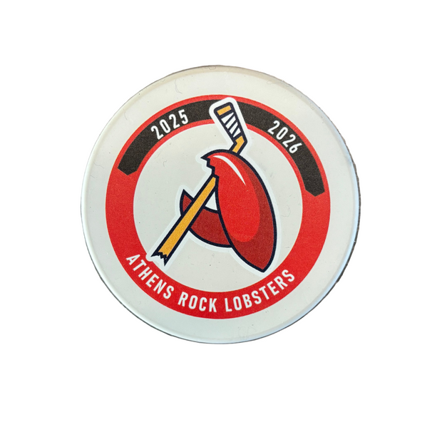 2025-2026 White Souvenir Puck