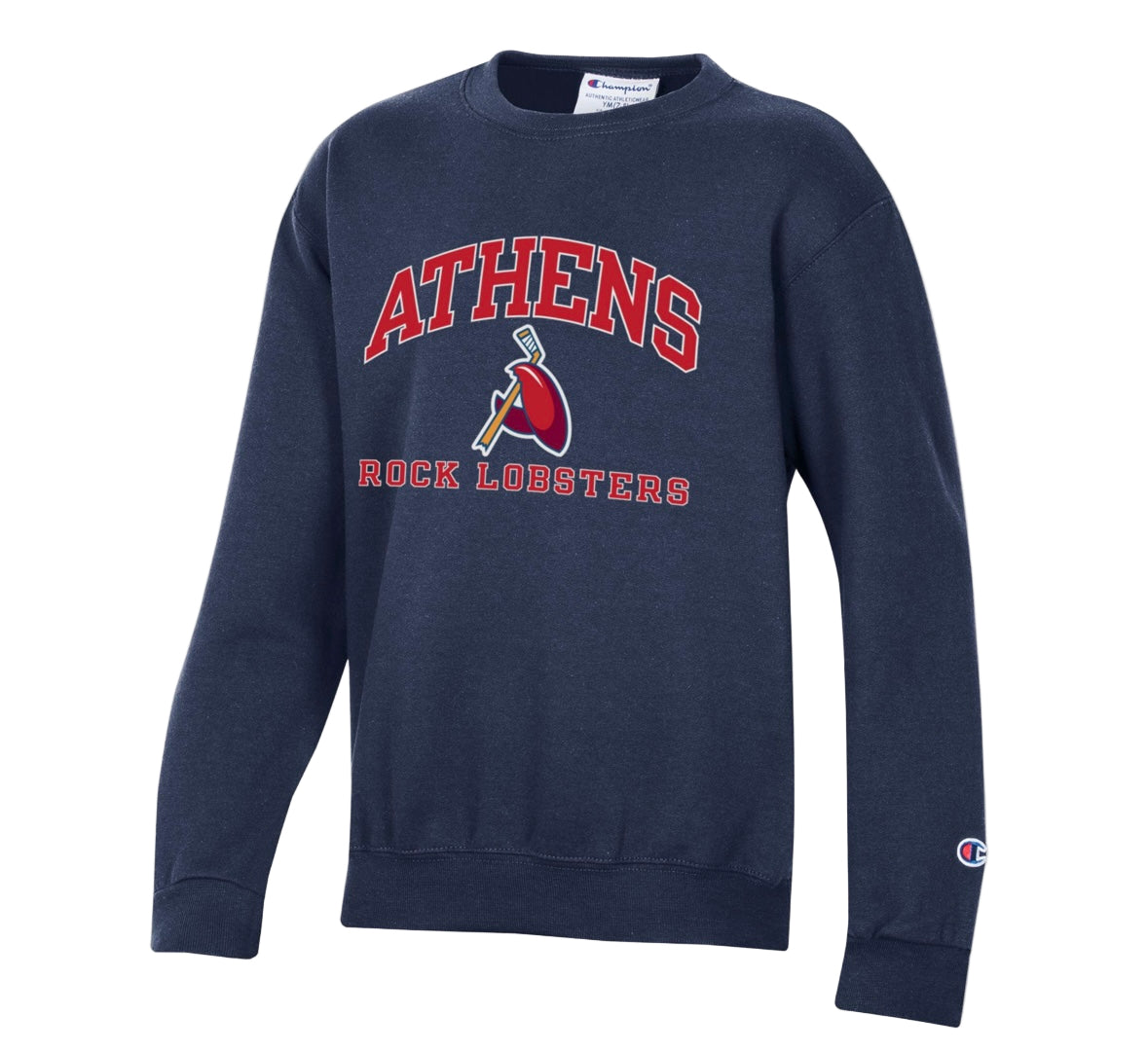 Youth Navy Champion Crew Sweatshirt