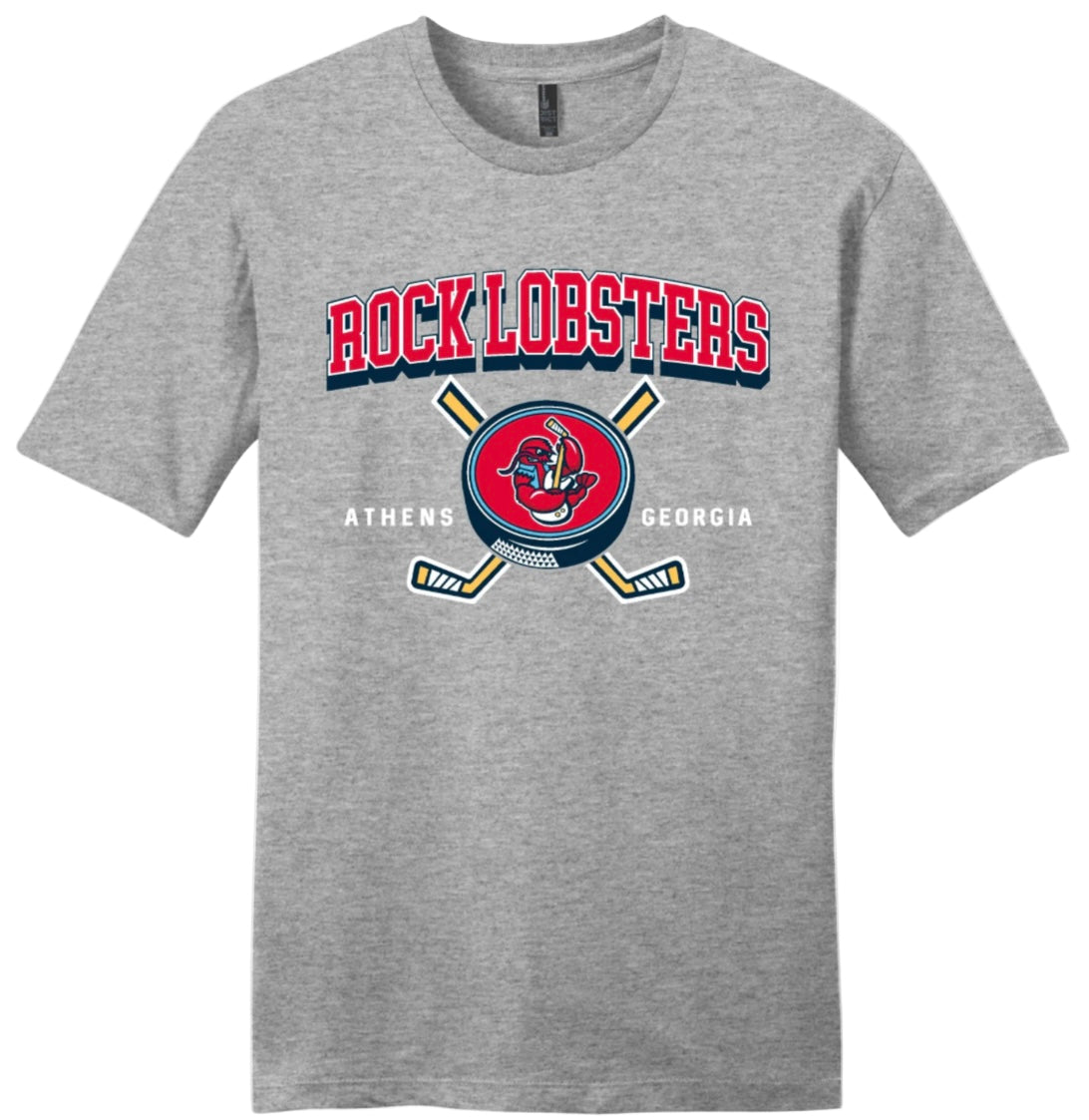 Grey Puck Logo Tee