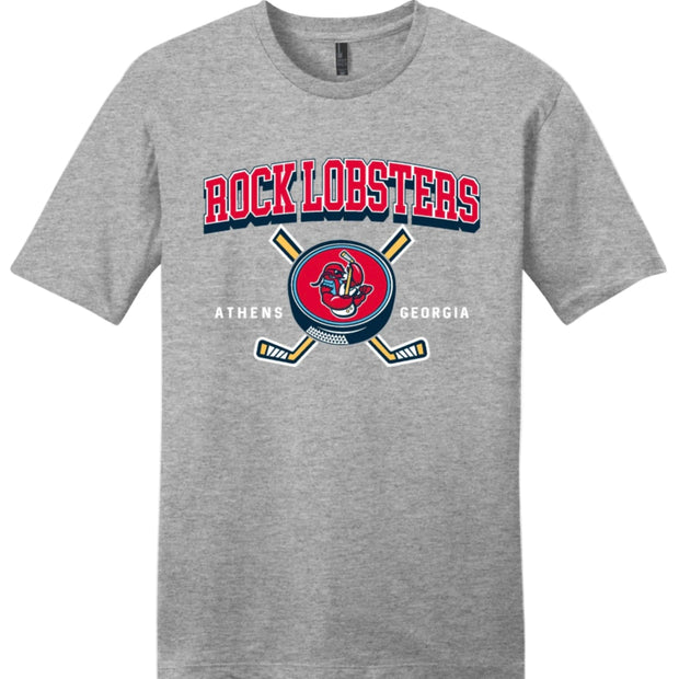 Grey Puck Logo Tee
