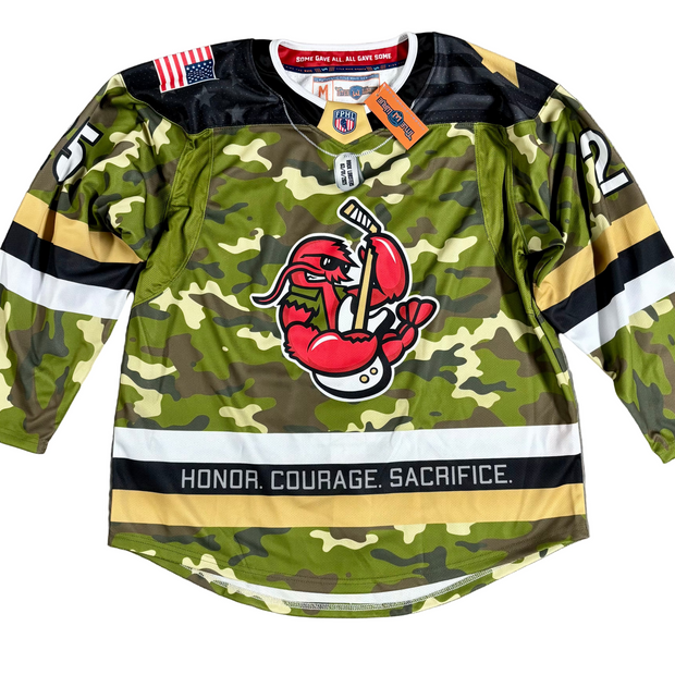 2024-2025 Adult Military Replica Team Signed Jersey