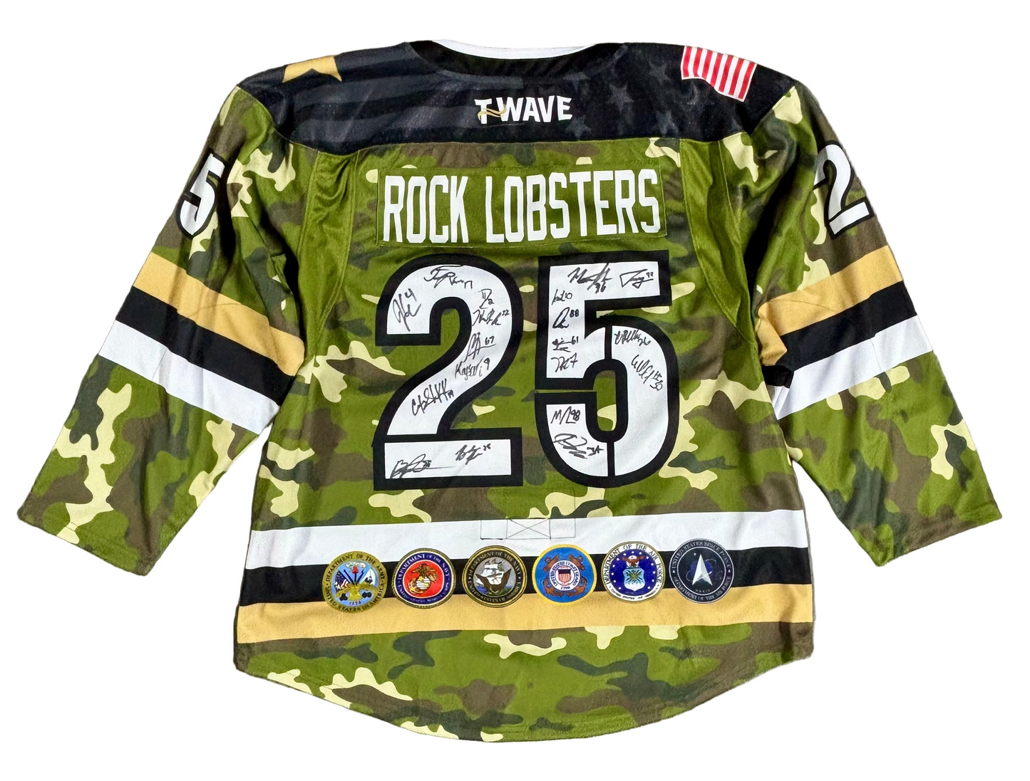 2024-2025 Adult Military Replica Team Signed Jersey