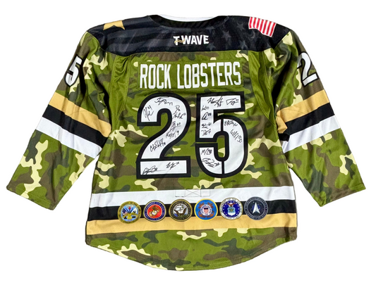 2024-2025 Adult Military Replica Team Signed Jersey