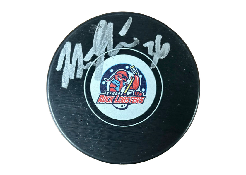 Autographed Puck 2025 #36 Matthew Garcia
