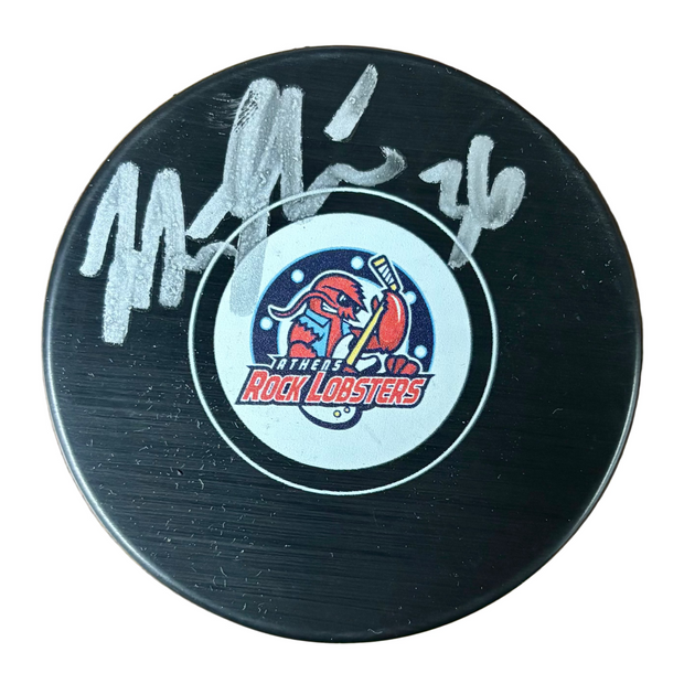 Autographed Puck 2025 #36 Matthew Garcia