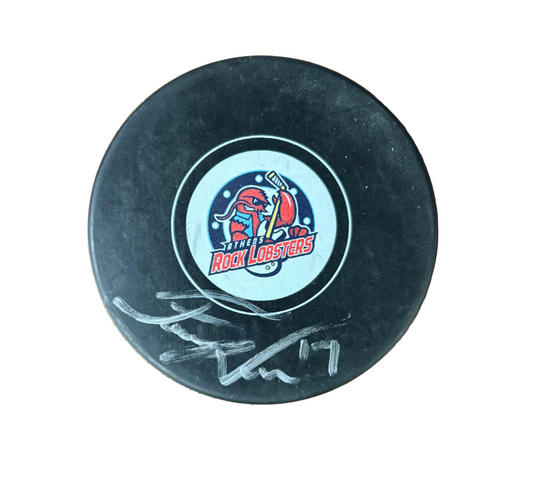 Autographed Puck 2025 #17 Filip Virgili
