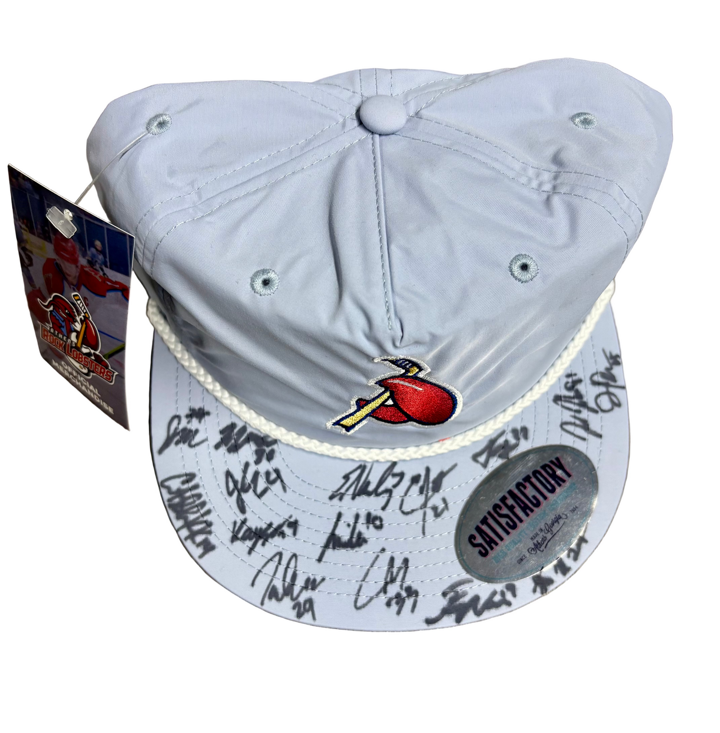 Light Blue Claw Hat: Autographed Signed 2025-2026