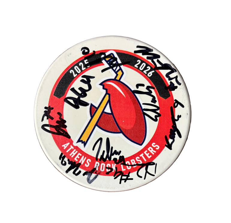Team Autographed Puck 2026