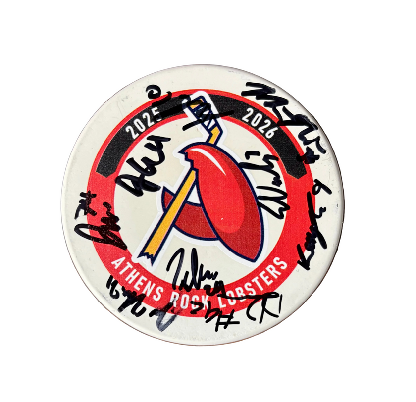 Team Autographed Puck 2026