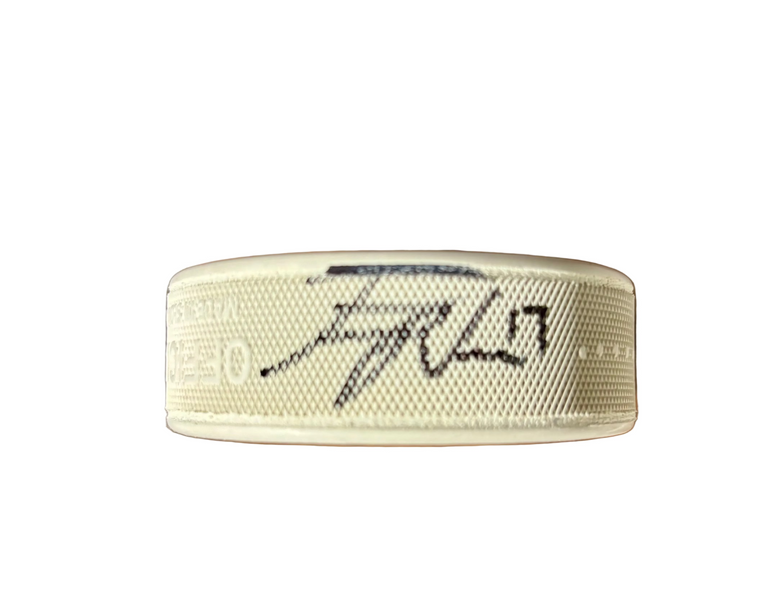 Team Autographed Puck 2026