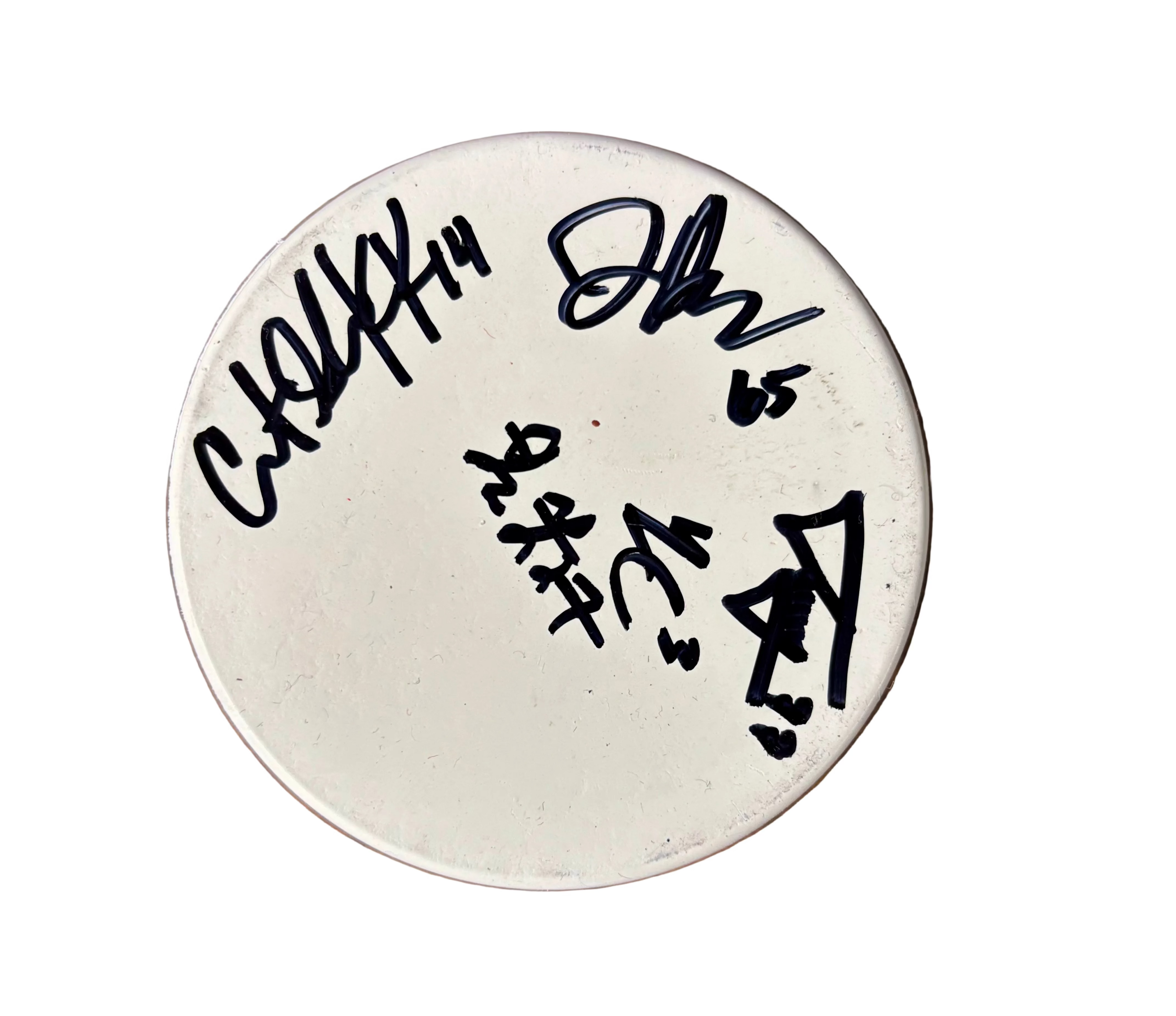 Team Autographed Puck 2026