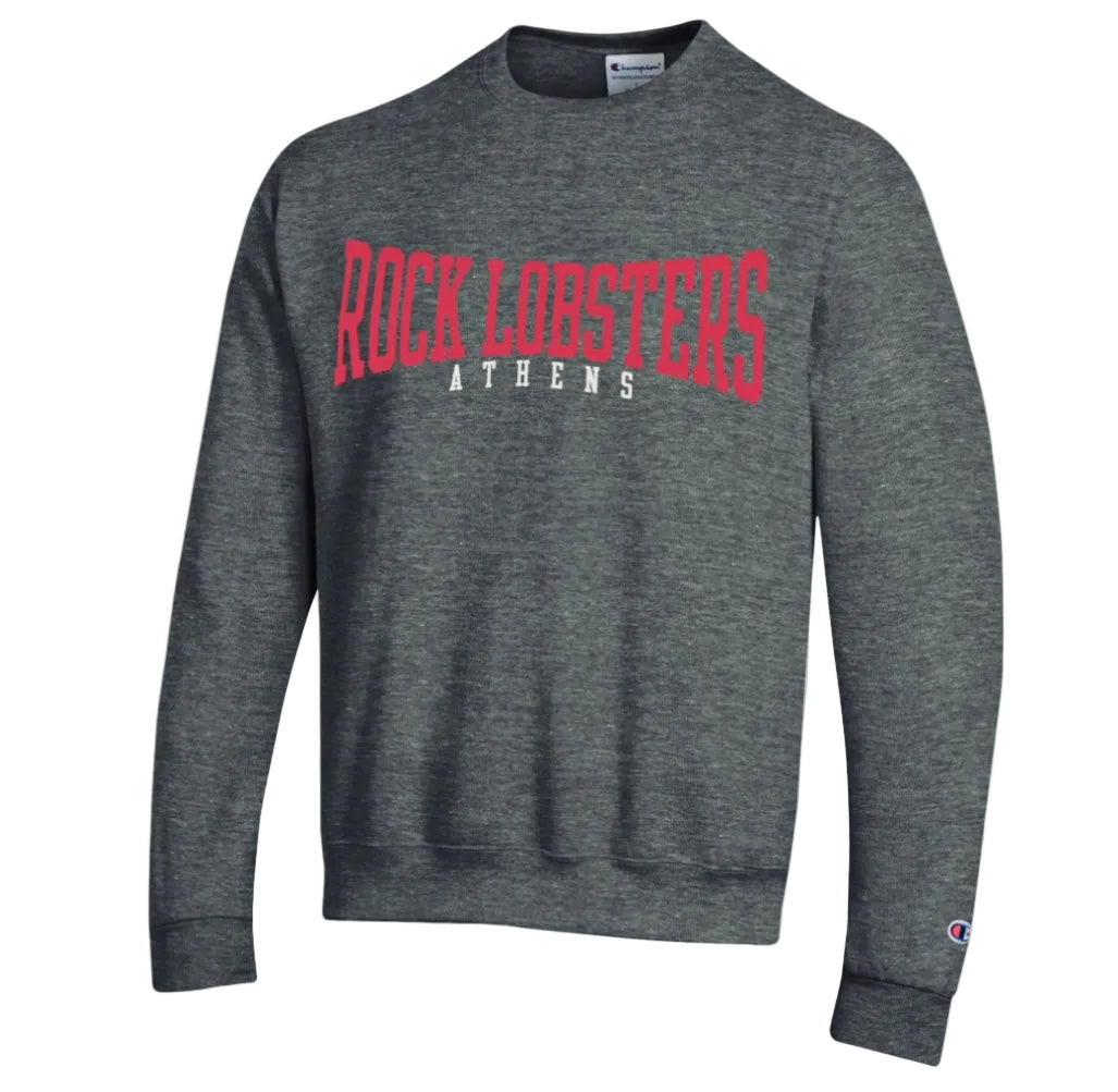 Dark Heather Twill Appliqué Crew