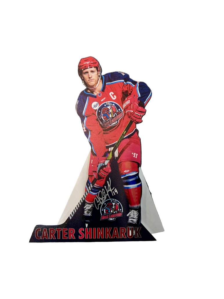 Autographed 12" Tabletop Player: #14 Carter Shinkaruk