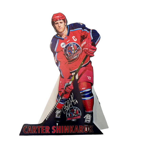 Autographed 12" Tabletop Player: #14 Carter Shinkaruk