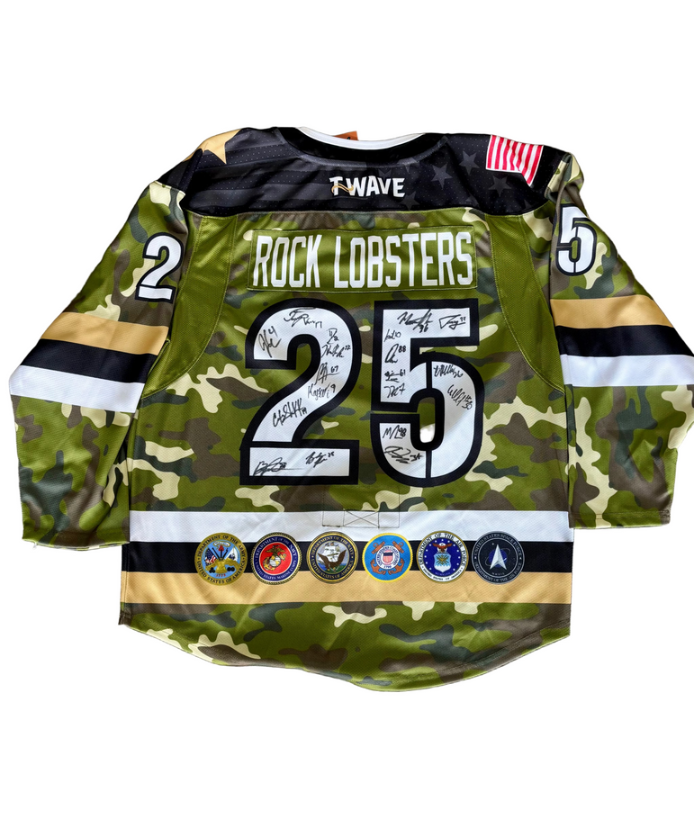2024-2025 Adult Military Replica Team Signed Jersey