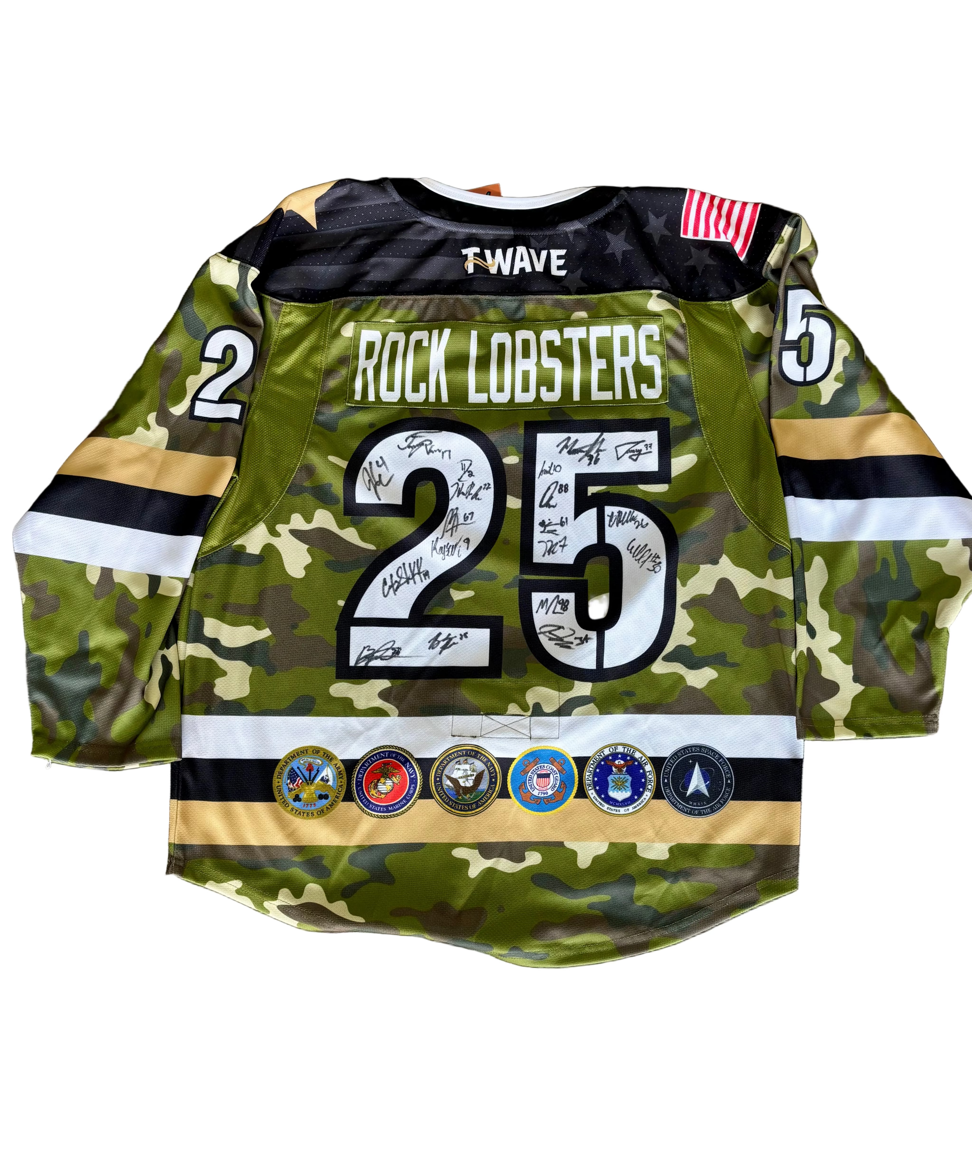 2024-2025 Adult Military Replica Team Signed Jersey