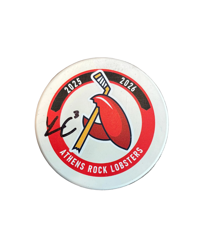 Autographed Puck 2026 #3 Luke Croucher