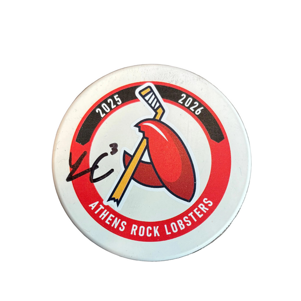 Autographed Puck 2026 #3 Luke Croucher