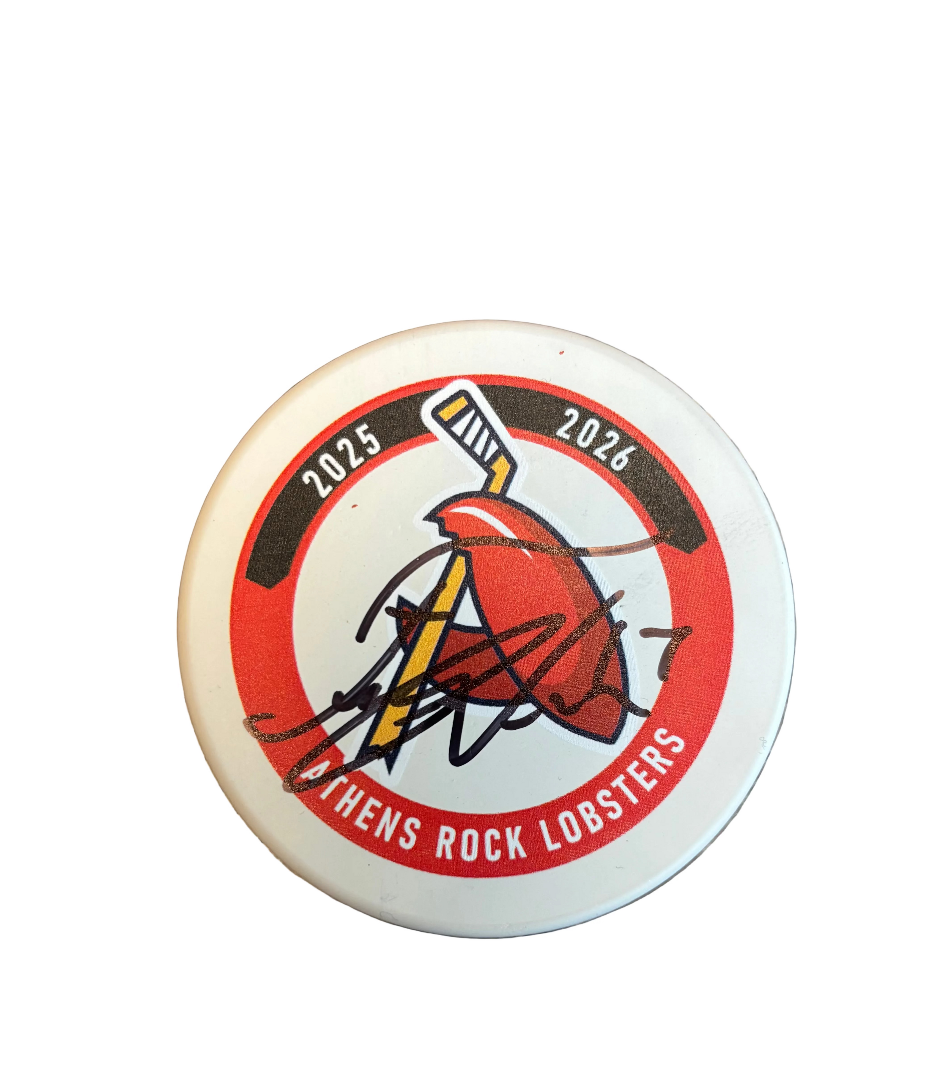 Autographed Puck 2026 #17 Filip Virgili