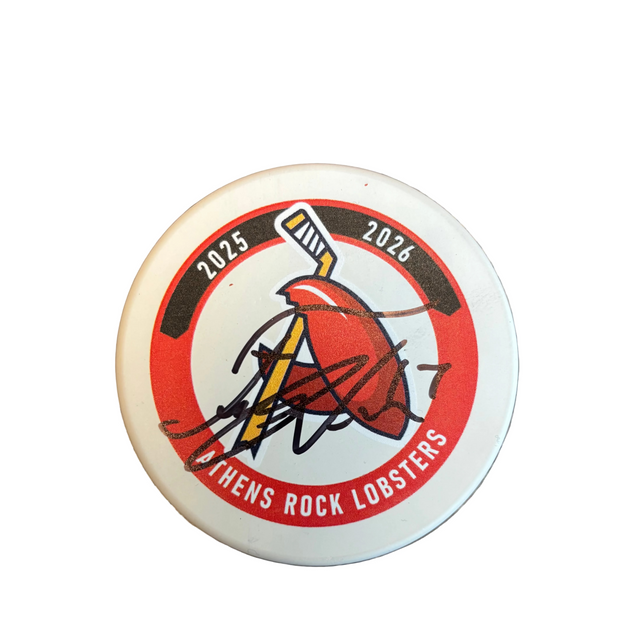 Autographed Puck 2026 #17 Filip Virgili