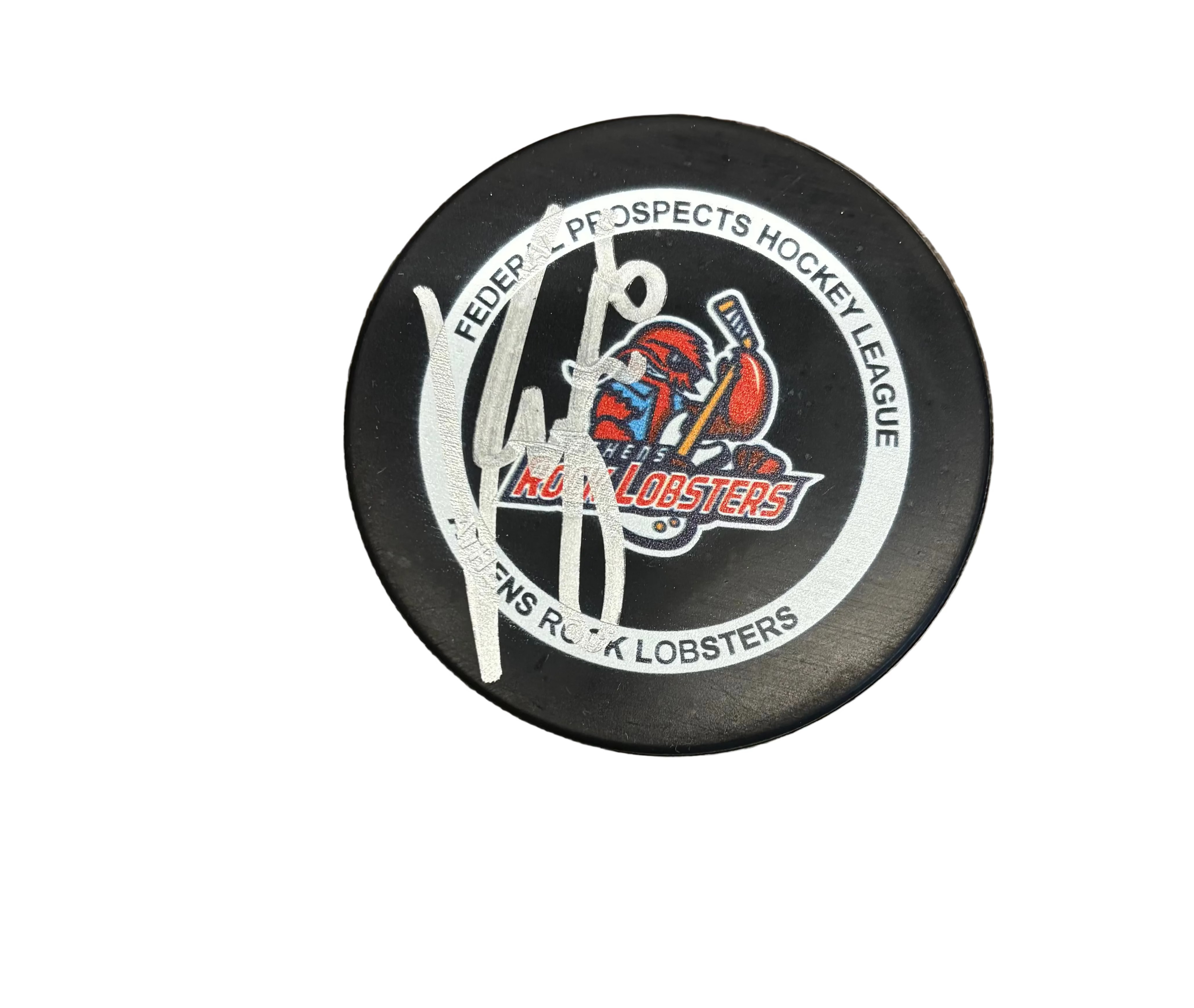 Autographed Puck 2026 #6 Kyle Pow