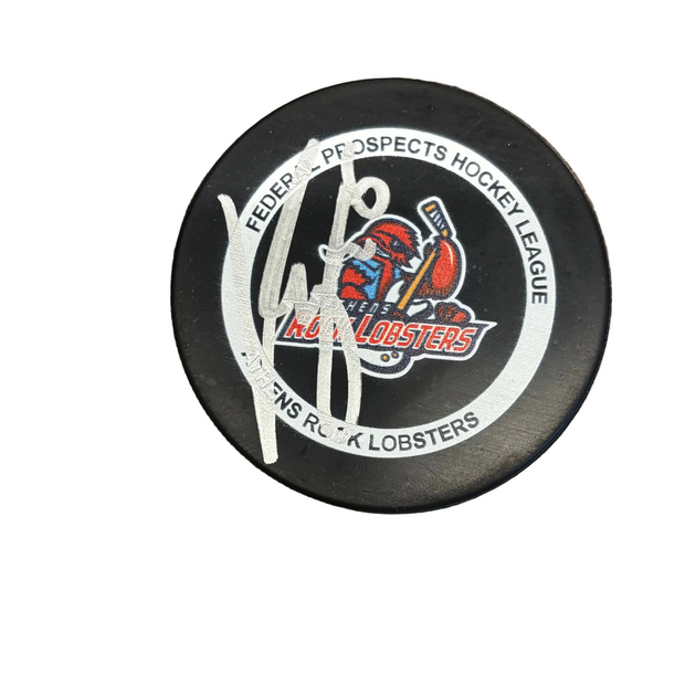 Autographed Puck 2026 #6 Kyle Pow