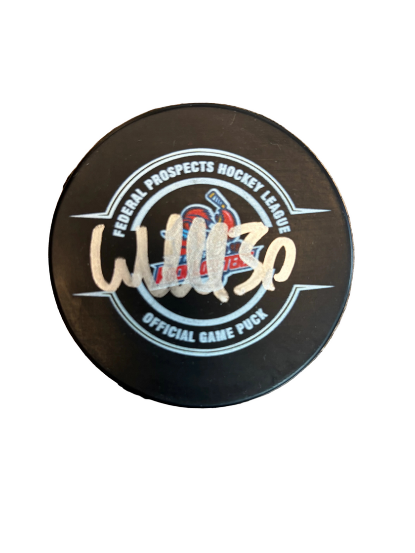 Autographed Puck 2026 #30 William "Willie" Lavalliere